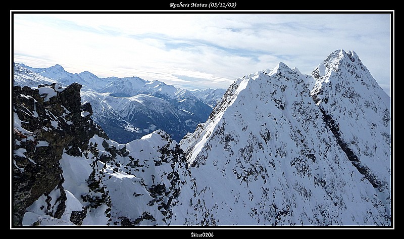Au sommet : Vue depuis le Sommet vers le Sud