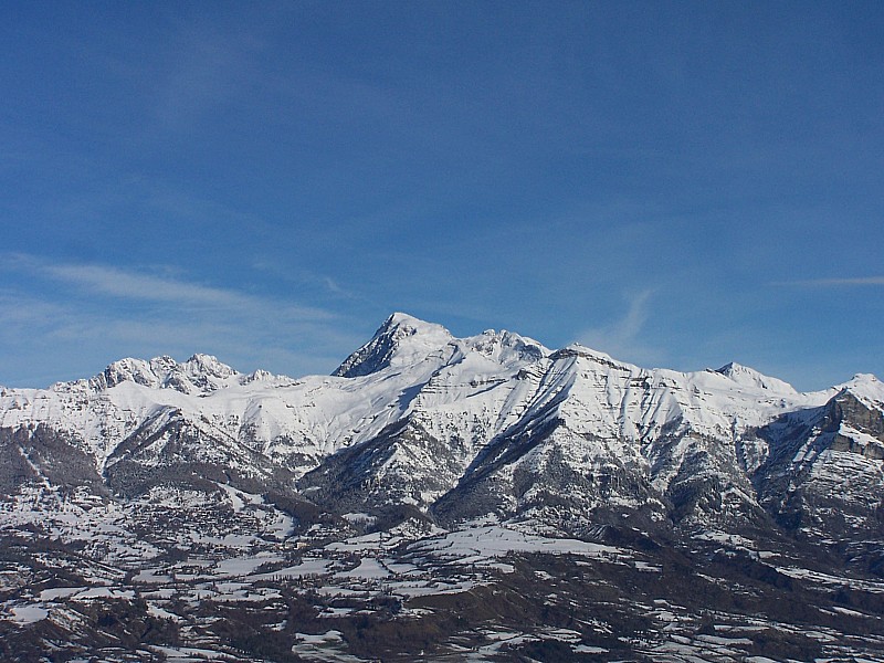 le vieux chaillol : Vue au loin sur le vieux chaillol