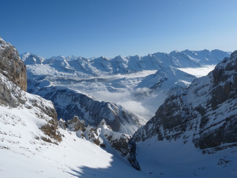 Les combes des Aravis : Et le mont Blanc!