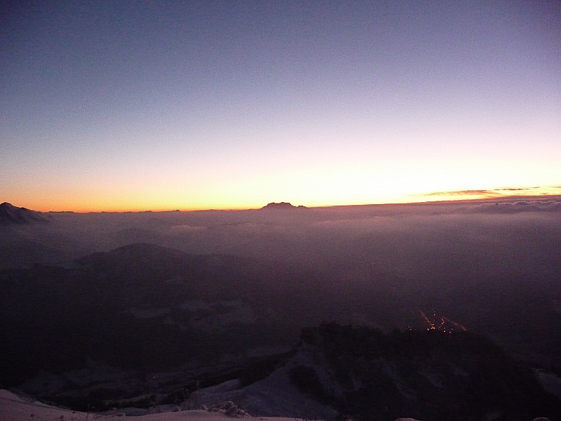 Coucher de soleil la Tournette