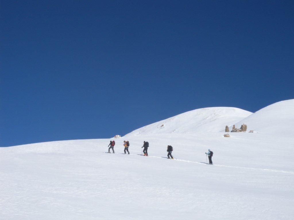 Montée vers le sommet : Plus agréable au soleil la montée