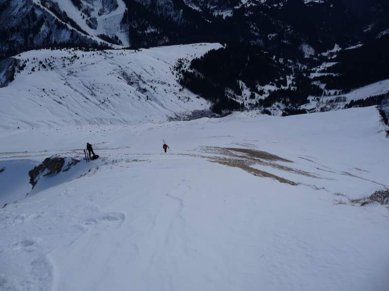 Pte du Replan : Face SE du Replan