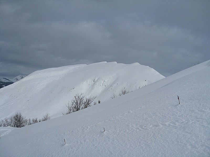 Sulens : le sommet depuis l'arête