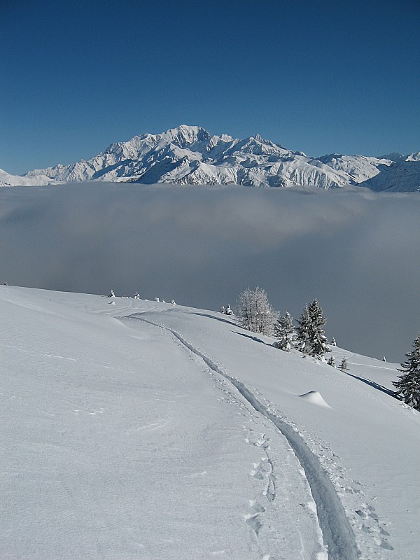 Mont Blanc : seuls au dessus des nuages