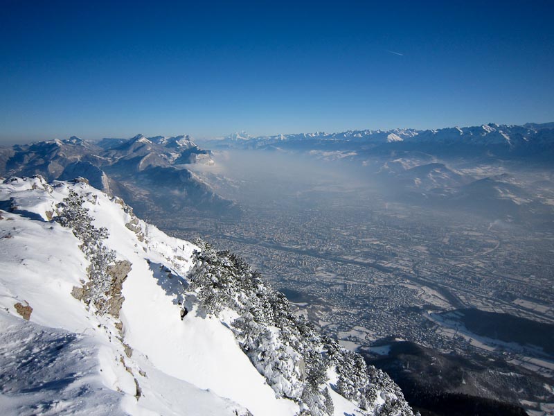 Grenoble a froid : Un petit -10°c sur la capitale des Alpes ce lundi matin !