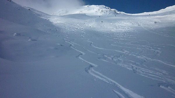 Trace : Les traces sous la Haute Pointe