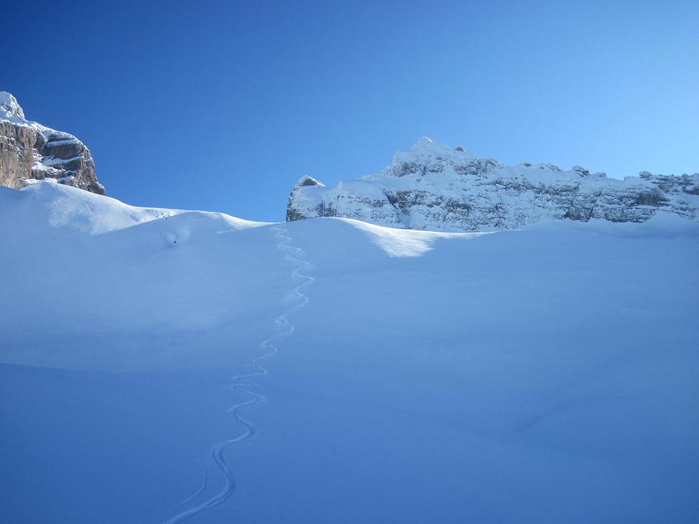 Sous le refuge Gramusset : ça manque pas de place