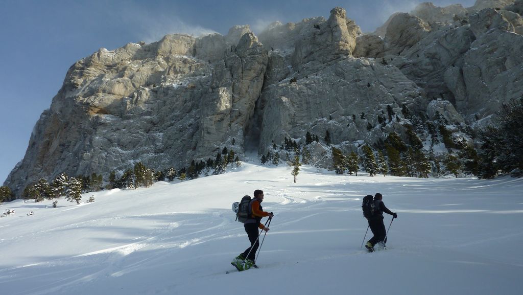 Clairiere Mont Aiguille : les 2 clairieres du Mont Aiguille pour finir. parmi le meilleur ski de la journée