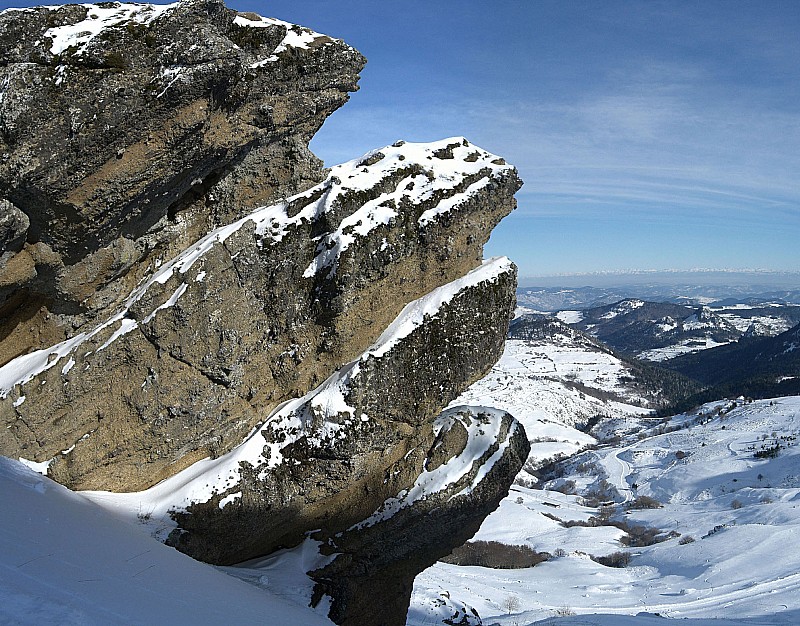 Figure de proue : Face à la chaîne alpine