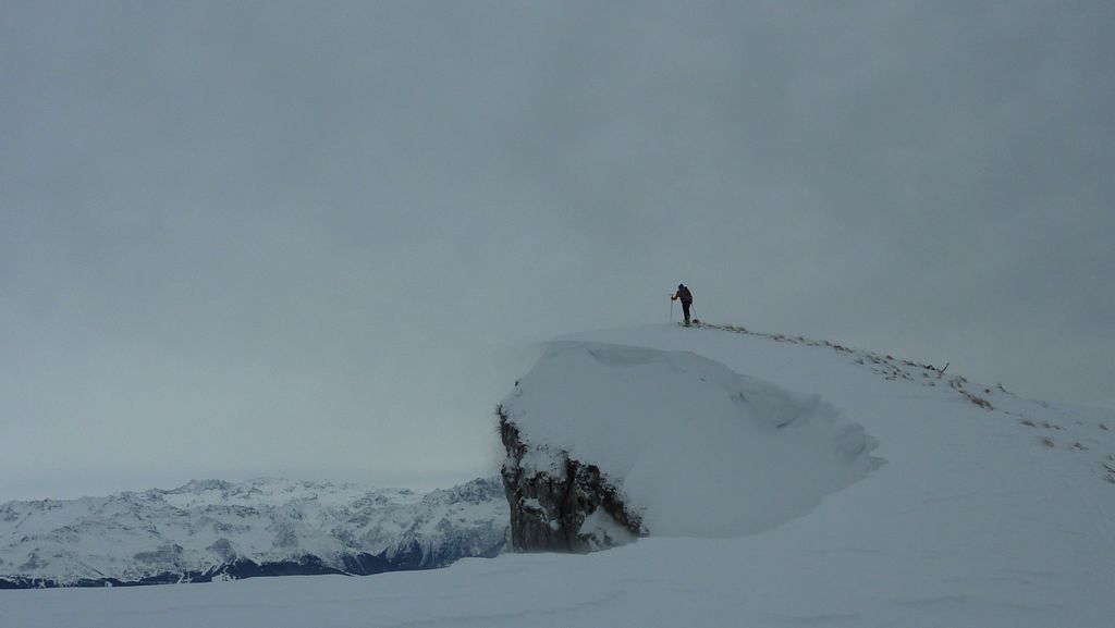 Dome de Bellefond : Yann le skieur solitaire
