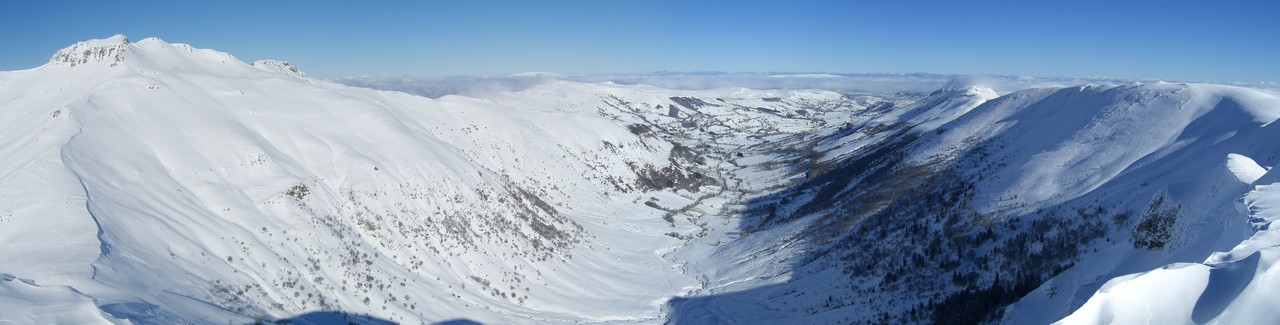 Vallée de la Santoire : Panorama du sommet