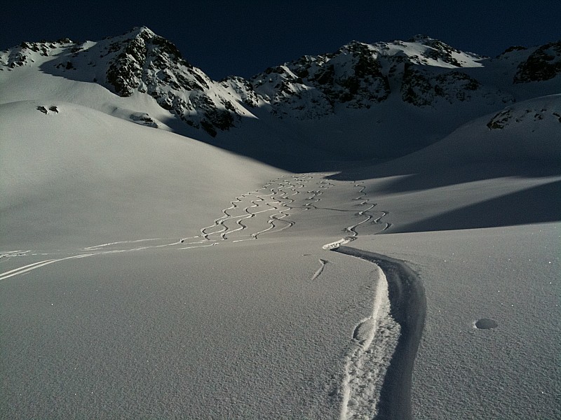 Bonne neige !!! : Comme au cinema ...