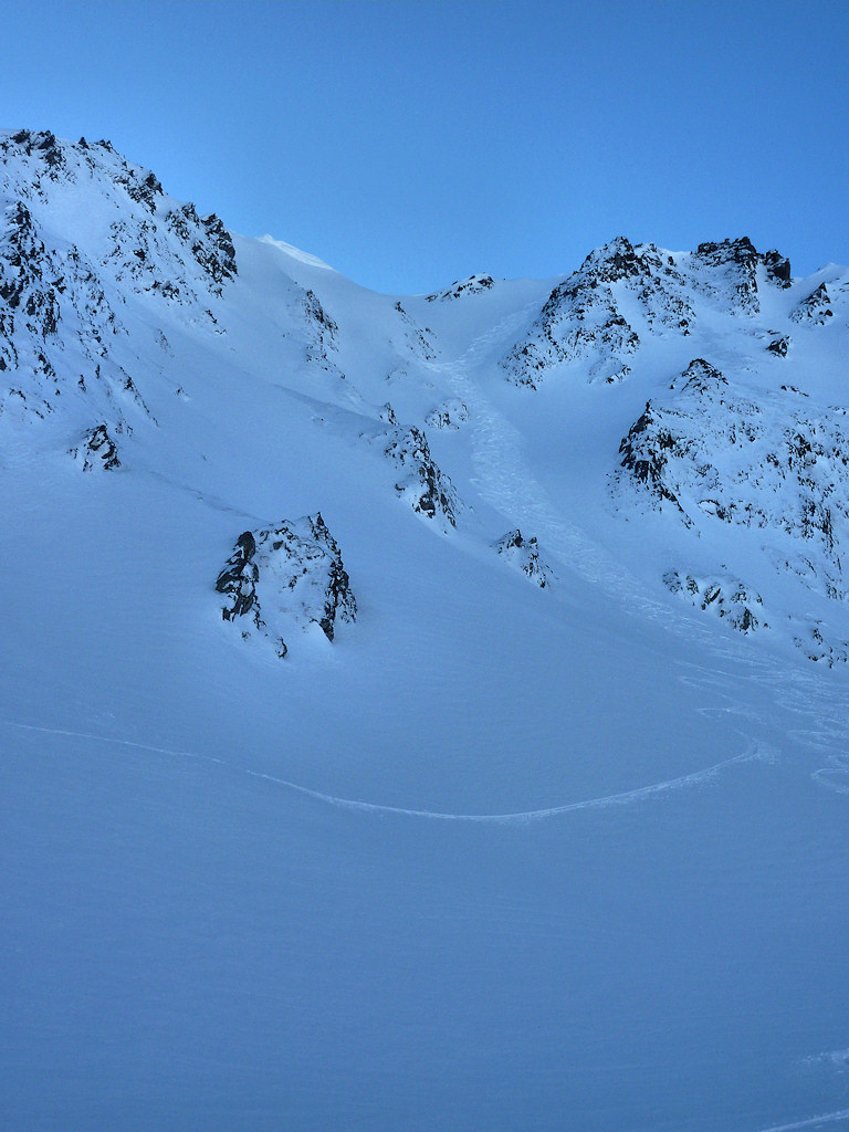 Couloir Isabelle : Nous l'avons trouvé, et descendu ...