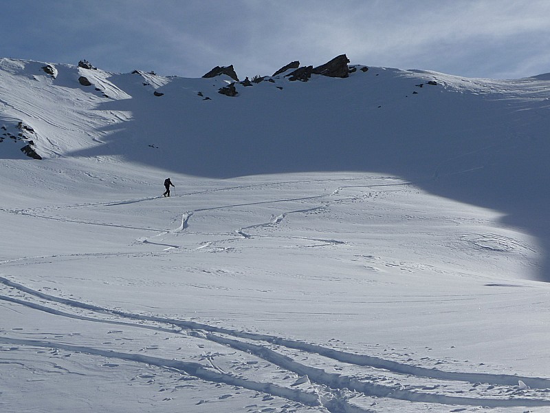 Tete De Chabrière : Montée au collet 2600m