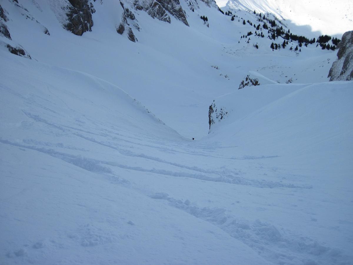 Départ du col de Balafrasse : Vive les conversions.