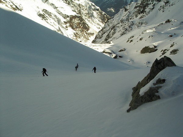 Trace de montée : Plaisir de faire la trace