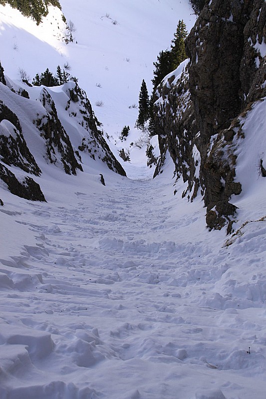 Couloir N : Le couloir vu d'en haut