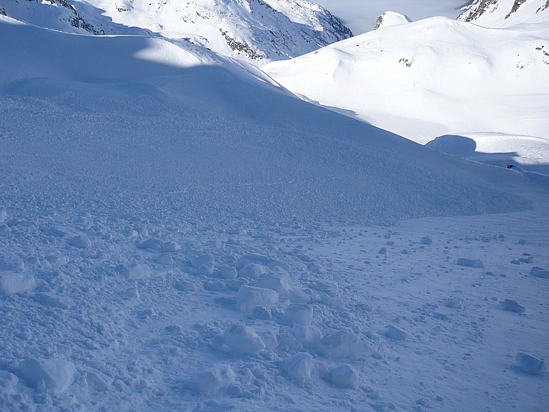 la suite... : beaucoup de neige mobilisée...