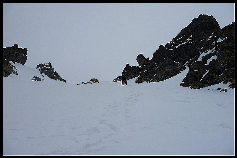 Pente : Pente pour rejoindre la pointe 2437