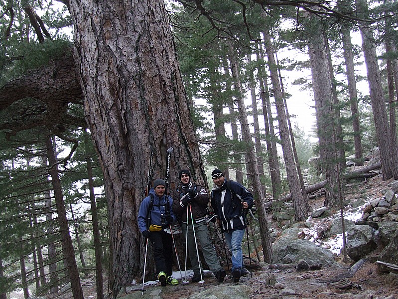 photo de groupe : Un grand merci a mes potes qui m'on accompagné et attendu car non initiés au ski de rando