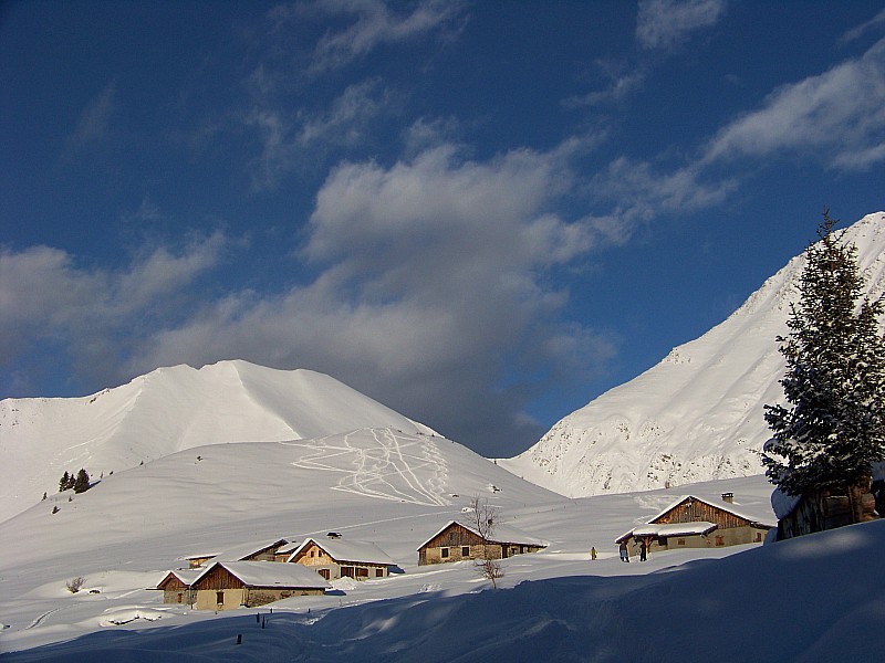 Mont Truc : Mont Truc et ses chalets aujourd'hui.