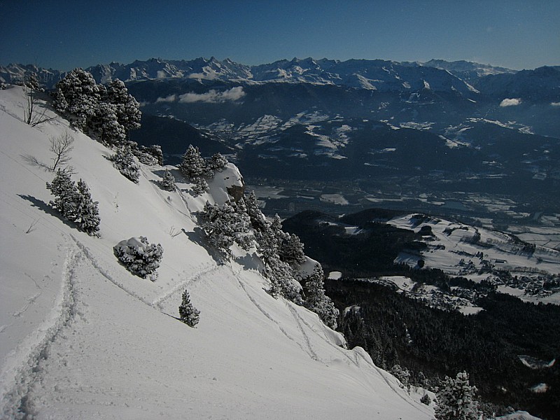Sous le Pas : l'itinéraire suit les traces des chamois
