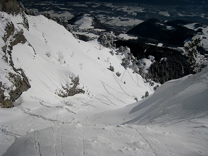 L'étroiture du Pas : ça passe à ski