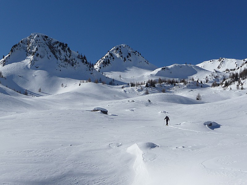 Pic Bernardez : allez ont remonte le vallon tout plat...