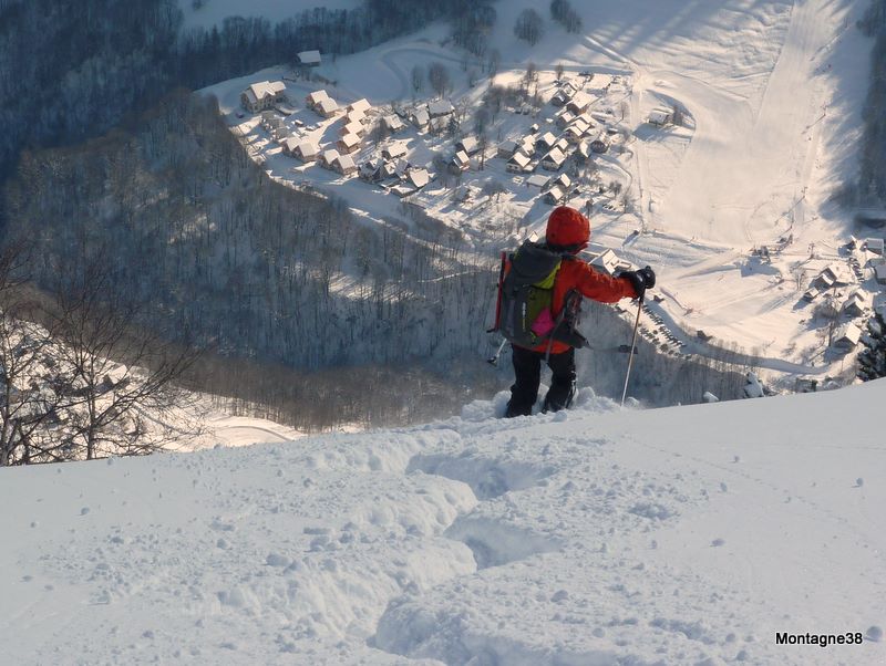 ça descend .... : A l'aplomb de St Colomban les villards