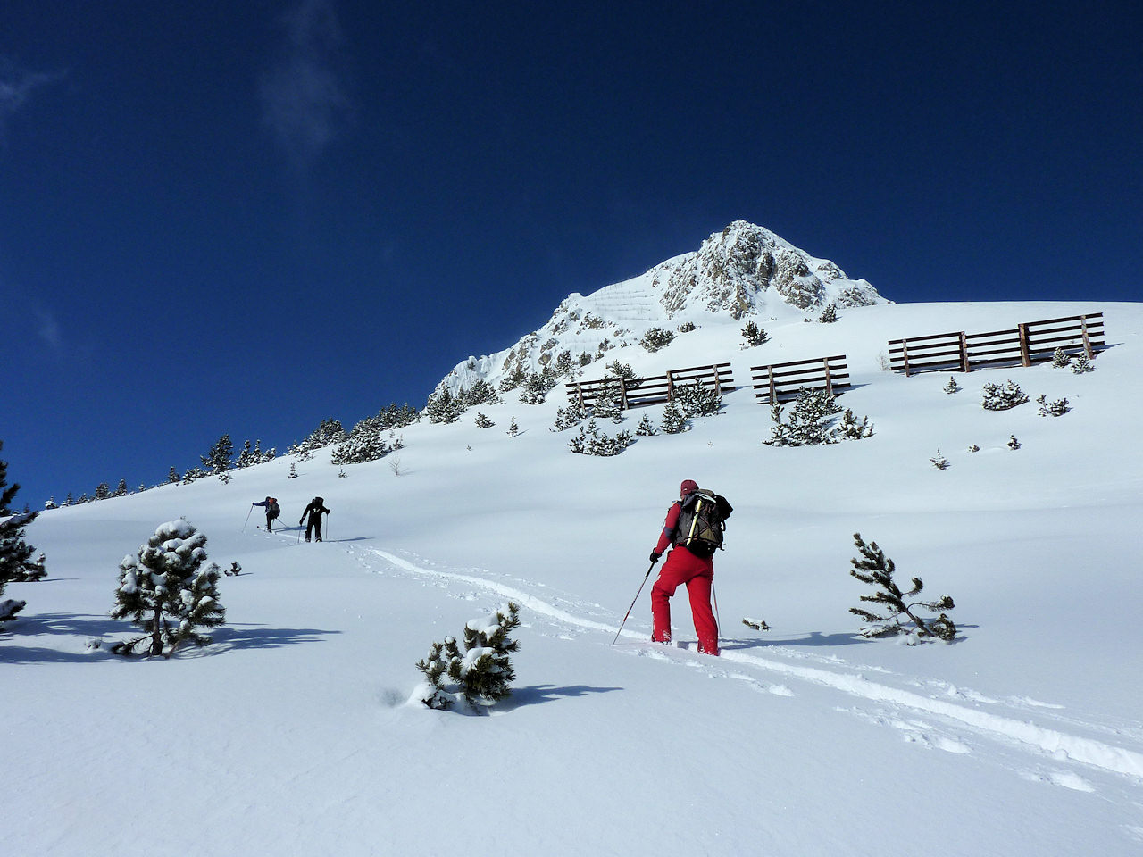 Pic de Fremezan : Premier objectif du jour. (nous n'irons pas au sommet)