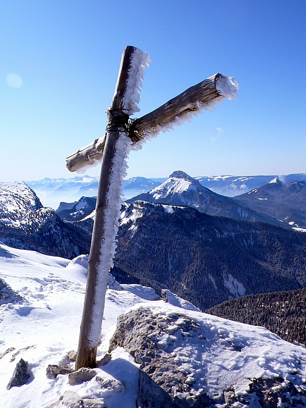 Sommet des Lances, pointe N : Vue sur Chamechaude