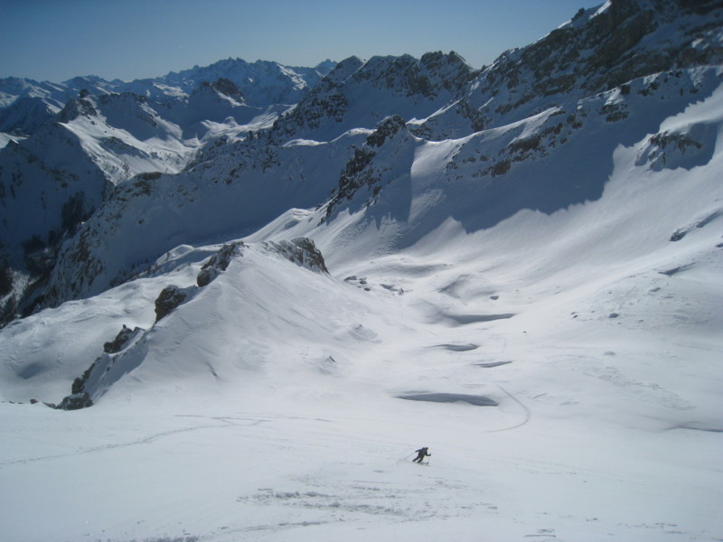 Clapouse : 1ère descente