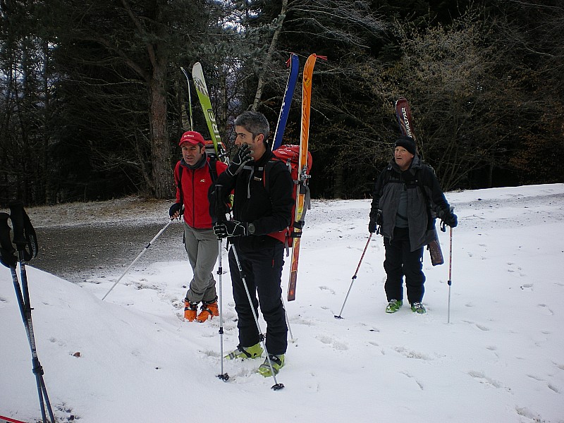 Col du traucadou : Arrivée au parking du col de traucadou