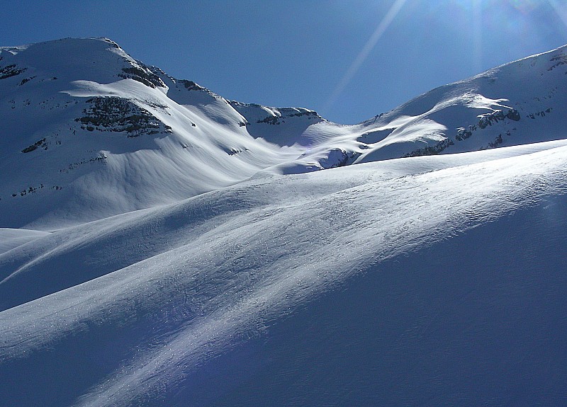 Grande Chible/ pain de sucre : Col entre la Grande Chible et le Pain de Sucre