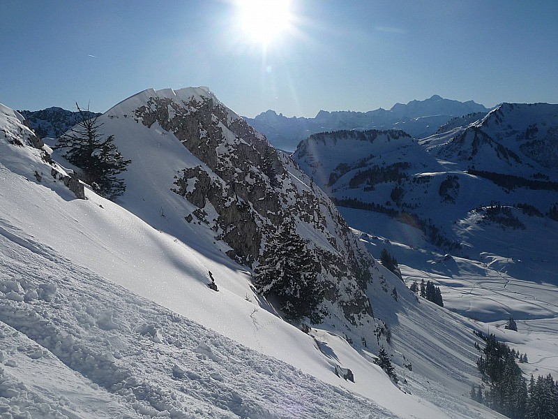 au col 1781 m : massif du Mont Blanc
