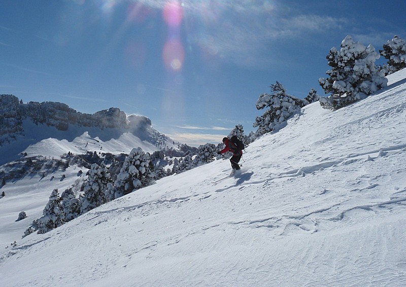 Rochers du Lorzier : cadre magnifique.