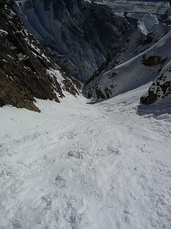 rochers de l'arpette : partie haute.