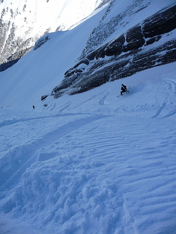 col d'Armenaz couloir Nord : max fait parler la poudre !!