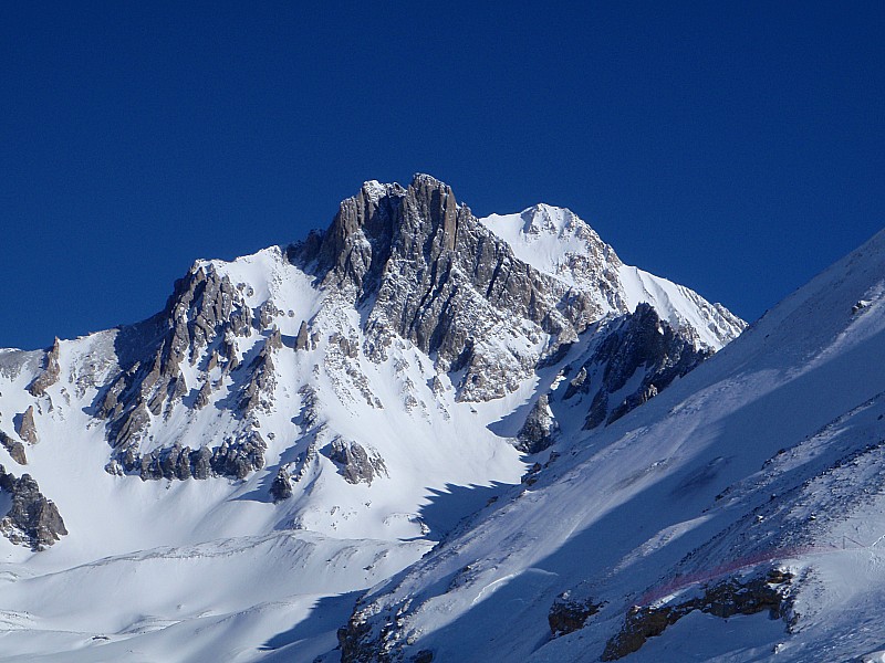 la dent : vue du haut des pistes