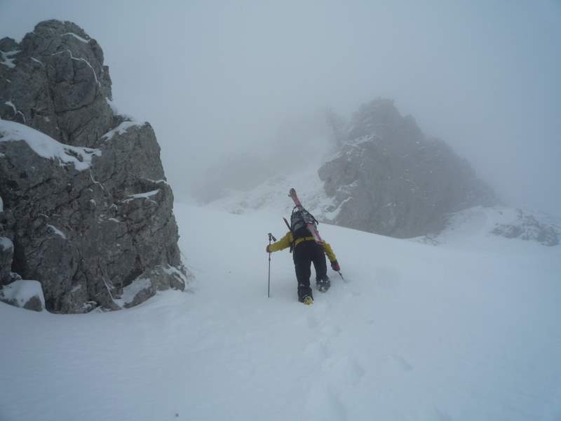 Pte de la Chavasse : Bon enneigement plus haut