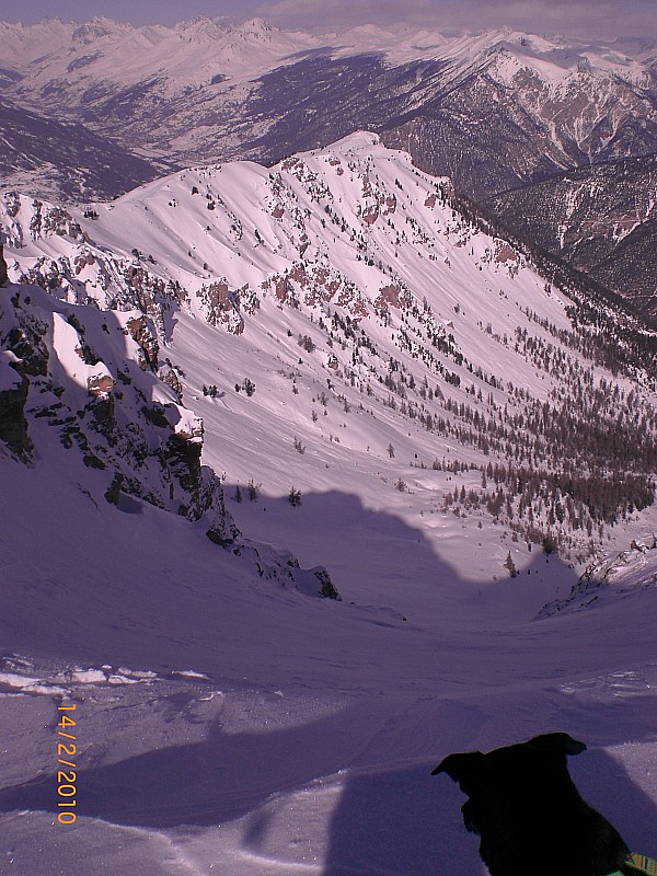 #3 Crêtes des Granges 3 : Le départ du couloir Crêtes des Granges 3 : Le départ du couloir