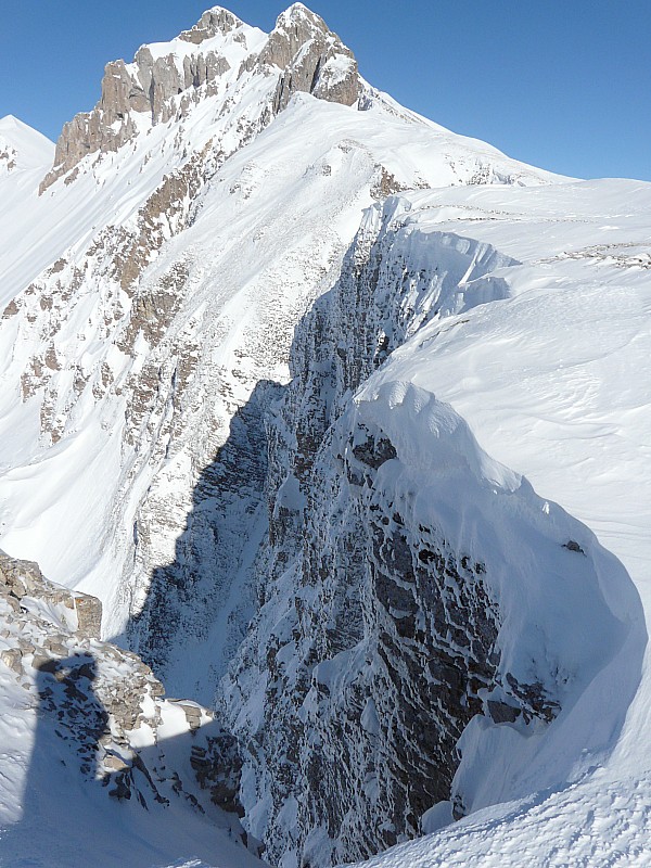 Tête de l'Aupet (2627m) : vu face sud (à gauche)