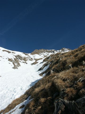 Pointe de la Terrasse. : Encore 600m et on est au sommet.