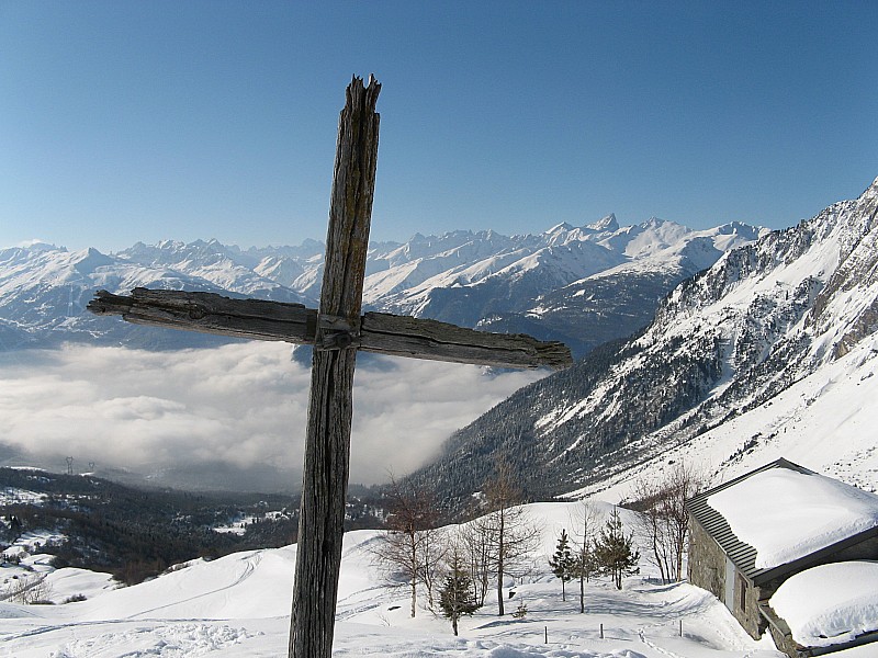 Croix de Lechepre : Une des nombreuse croix qui jalonne le pèlerinage de Jérôme.