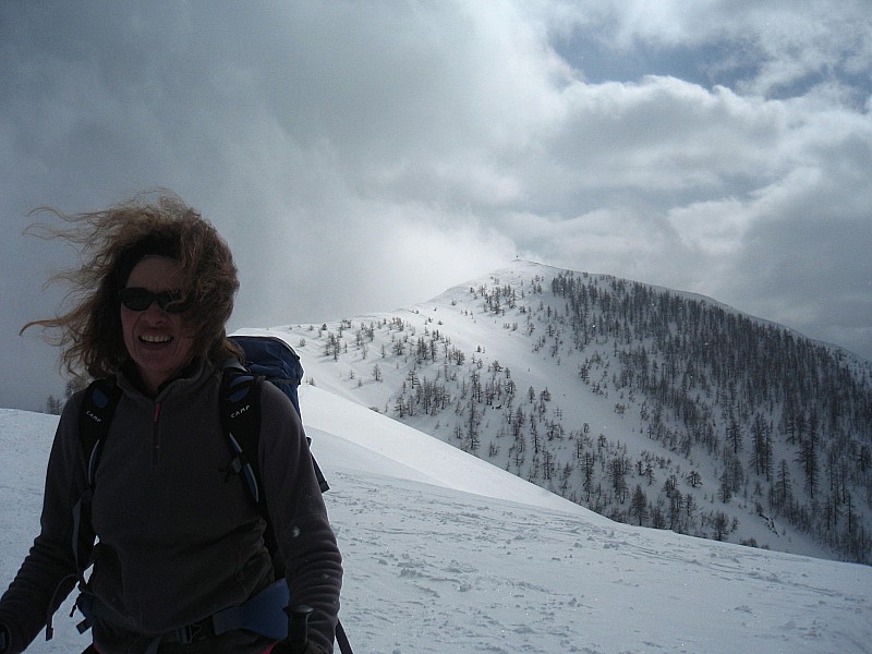 Le Chajol s'embrume : et vent sur l'arête.