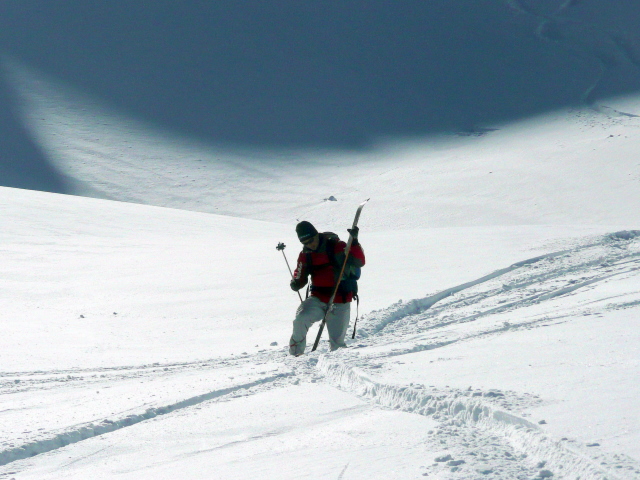 Semelles skis gelées: : Refus catégorique de descendre!