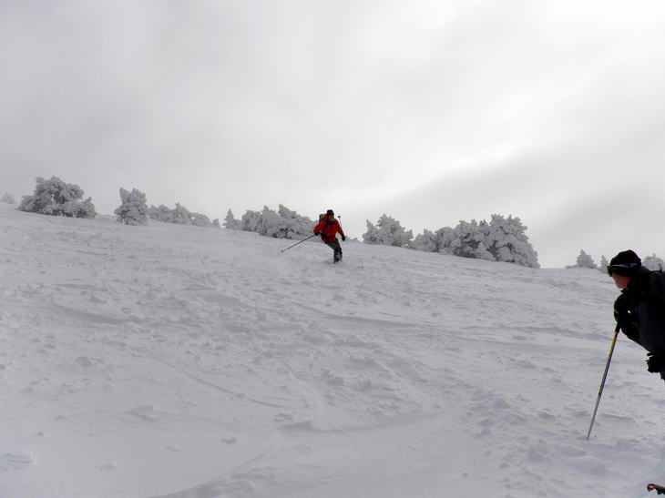Même trafolée, la neige est agréable.