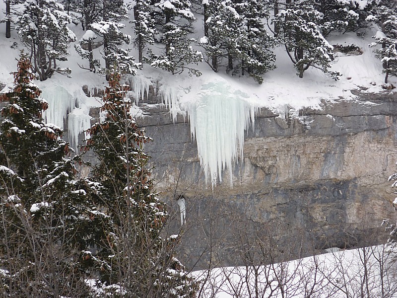 petites orgues : Les stalactites se moquent du mauvais temps!