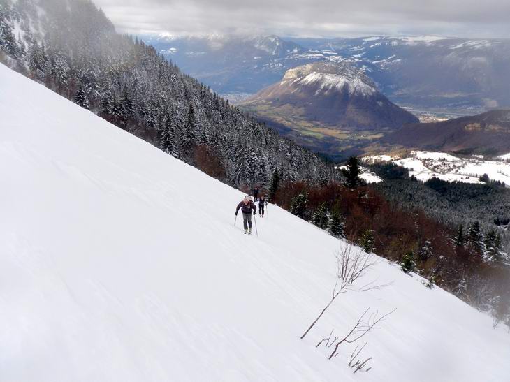 Bachassons : Temps moyen mais bonne neige...alleeez!