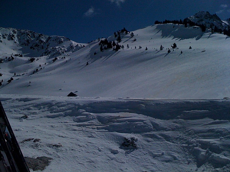 #3 Cabane d Cabane d'Aygues Cluses : Avec l'éperon qui mène au Col de Barèges